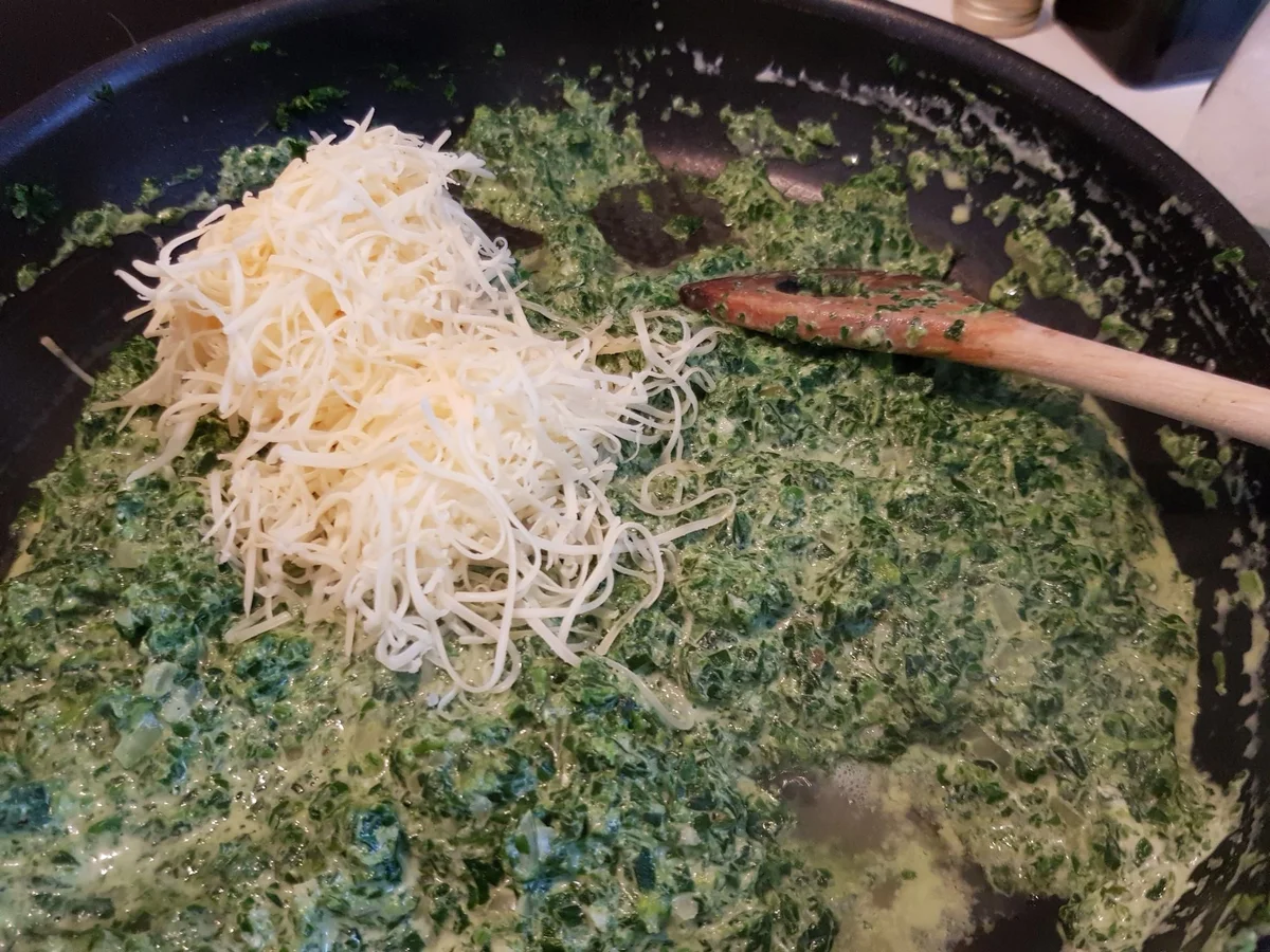 Rezept: Roesti-Torte mit Spinat und Salsiccia Bild Nr. 14687 Roesti-Torte mit Spinat und Salsiccia - Rezept - Bild Nr. 14687