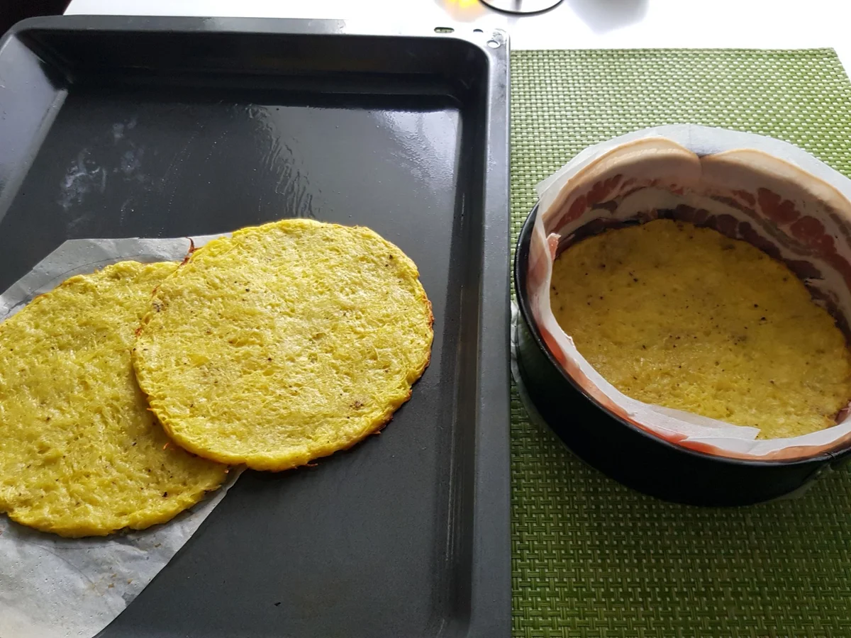 Rezept: Roesti-Torte mit Spinat und Salsiccia Bild Nr. 14687 Roesti-Torte mit Spinat und Salsiccia - Rezept - Bild Nr. 14687