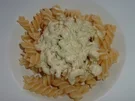 Pasta mit Garnelen-Frischkäse-Soße - Rezept