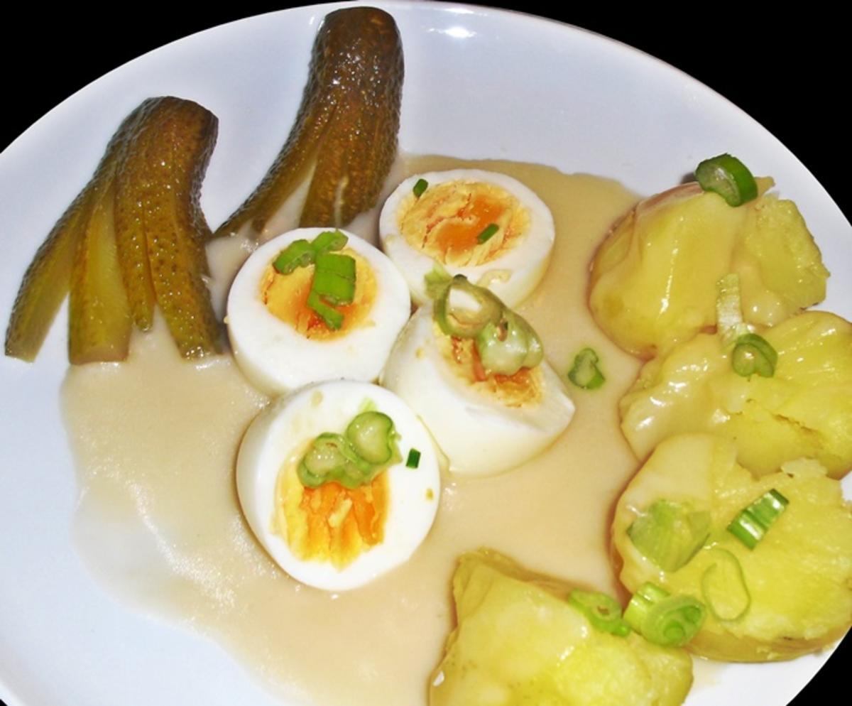 Eier in Senfsoße - genau so hat Oma sie schon gekocht! - Rezept ...