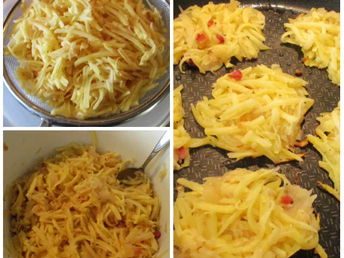 Kartoffel-Sauerkraut-Puffer mit Lachs und Joghurt-Dill-Dipp - Rezept - Bild Nr. 14686