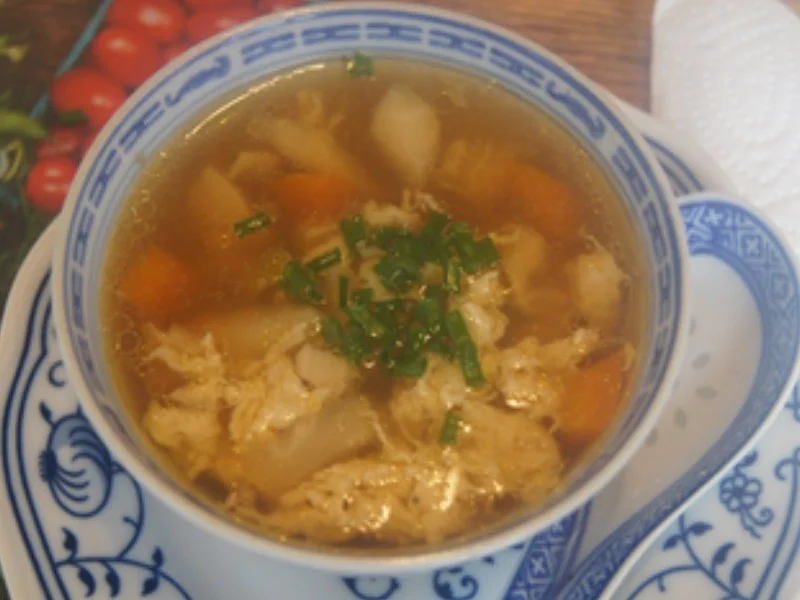 Rezept: Hühnersuppe mit asiatischer Note Bild Nr. 14694 Hühnersuppe mit asiatischer Note - Rezept - Bild Nr. 14694