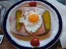 Fitnessbrot mit gekochten Schinken und Spiegelei - Rezept - Bild Nr. 2