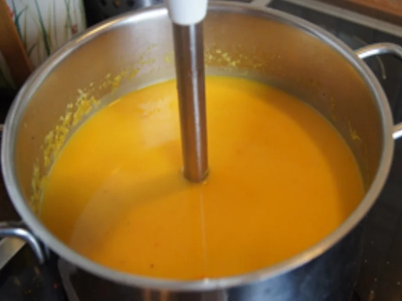 Pikant gewürzte Kürbissuppe mit Champignons - Rezept - Bild Nr. 17