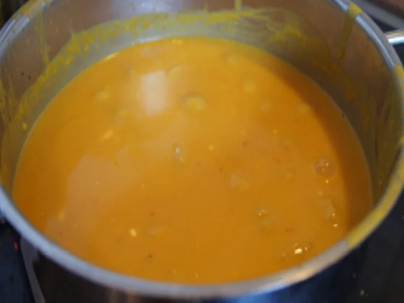 Pikant gewürzte Kürbissuppe mit Champignons - Rezept - Bild Nr. 20