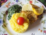 Schlemmerfilet mit Rahmspinat und Kartoffelstampf - Rezept - Bild Nr. 14689