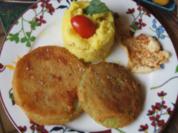 Kohlrabi-Schnitzel mit Sellerie-Kartoffel-Stampf - Rezept - Bild Nr. 14689