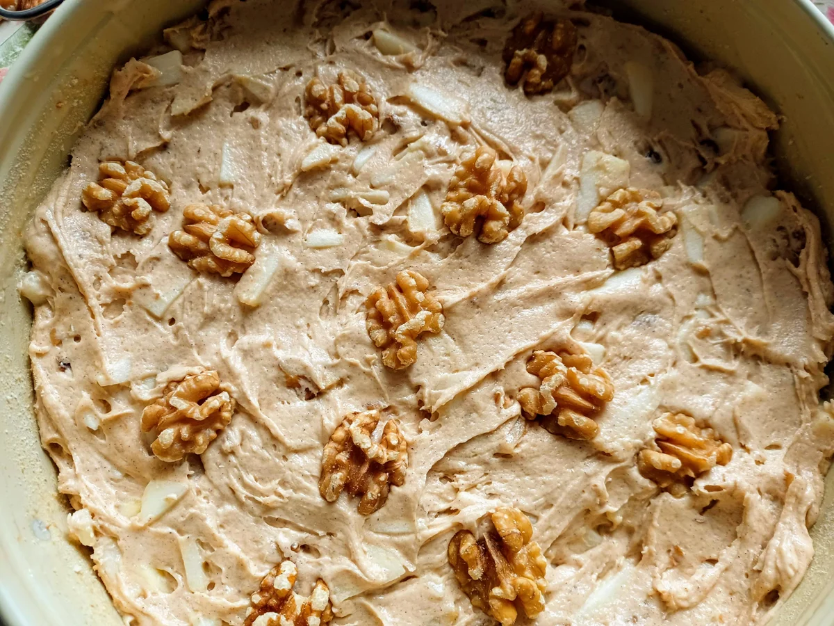 Rezept: Apfelkuchen mit Walnüssen Bild Nr. 14698 Apfelkuchen mit Walnüssen - Rezept - Bild Nr. 14698