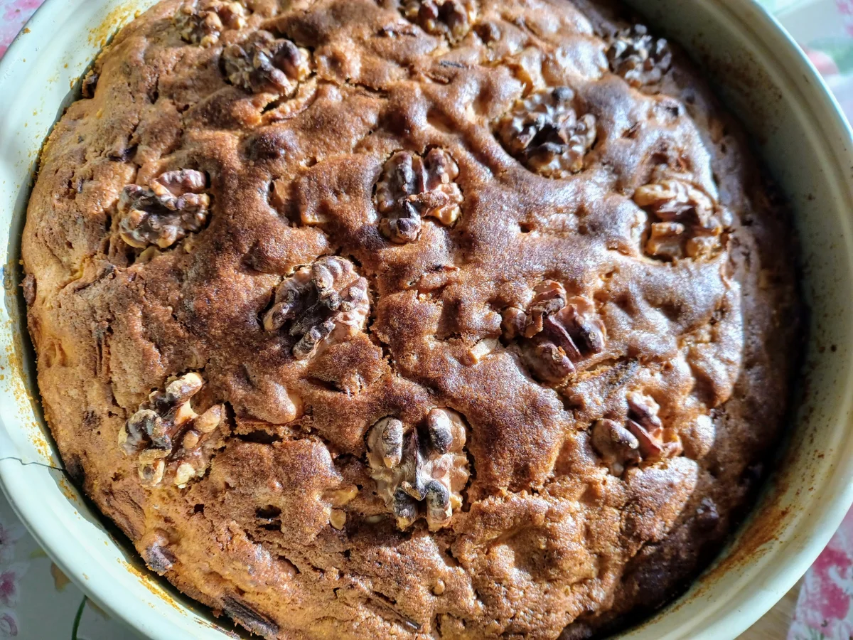 Rezept: Apfelkuchen mit Walnüssen Bild Nr. 14699 Apfelkuchen mit Walnüssen - Rezept - Bild Nr. 14699