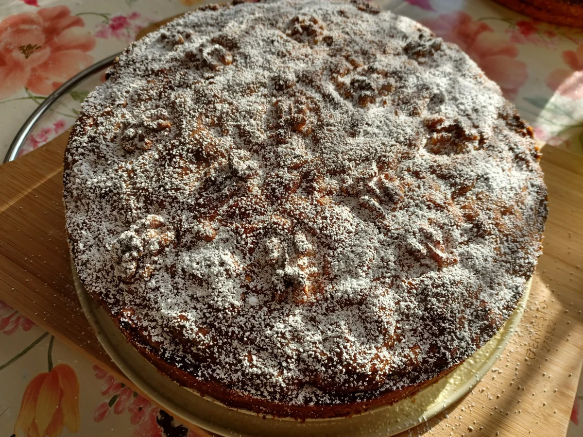 Rezept: Apfelkuchen mit Walnüssen Bild Nr. 14700 Apfelkuchen mit Walnüssen - Rezept - Bild Nr. 14700