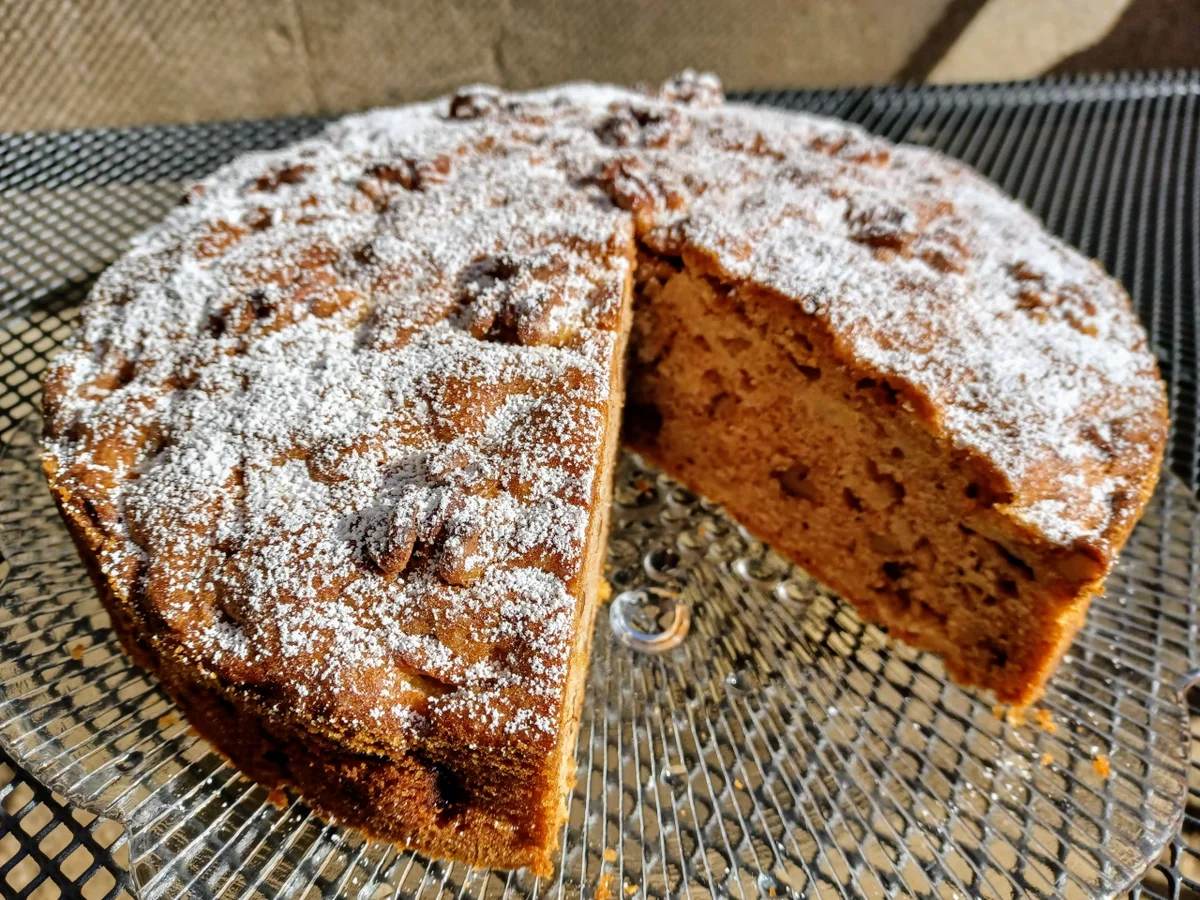 Rezept: Apfelkuchen mit Walnüssen Bild Nr. 14701 Apfelkuchen mit Walnüssen - Rezept - Bild Nr. 14701