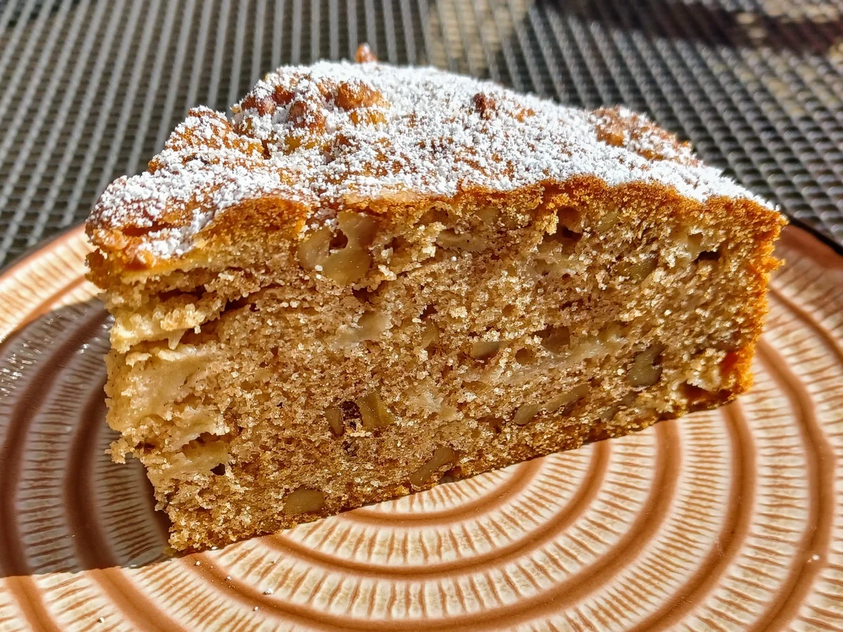 Rezept: Apfelkuchen mit Walnüssen Bild Nr. 14702 Apfelkuchen mit Walnüssen - Rezept - Bild Nr. 14702