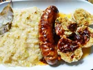 Brezenknödel mit Bratwurst und Sauerkraut ala Bärbel - Rezept - Bild Nr. 14689