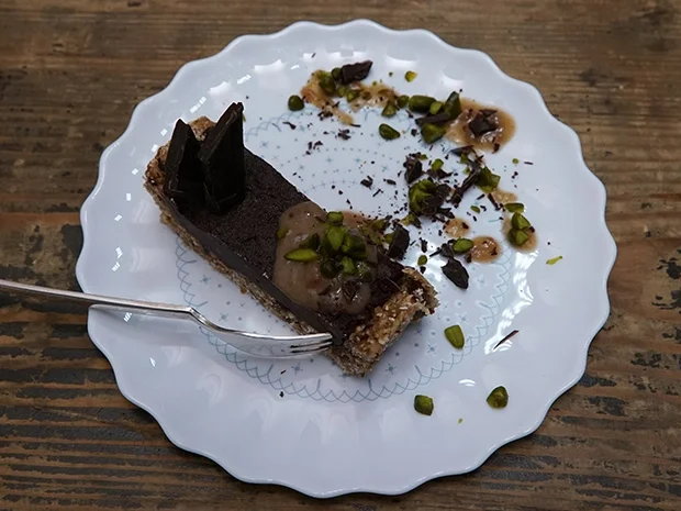 Rezept: Schoko-Tartelette mit Salzkaramell Bild Nr. 2 Schoko-Tartelette mit Salzkaramell - Rezept - Bild Nr. 2