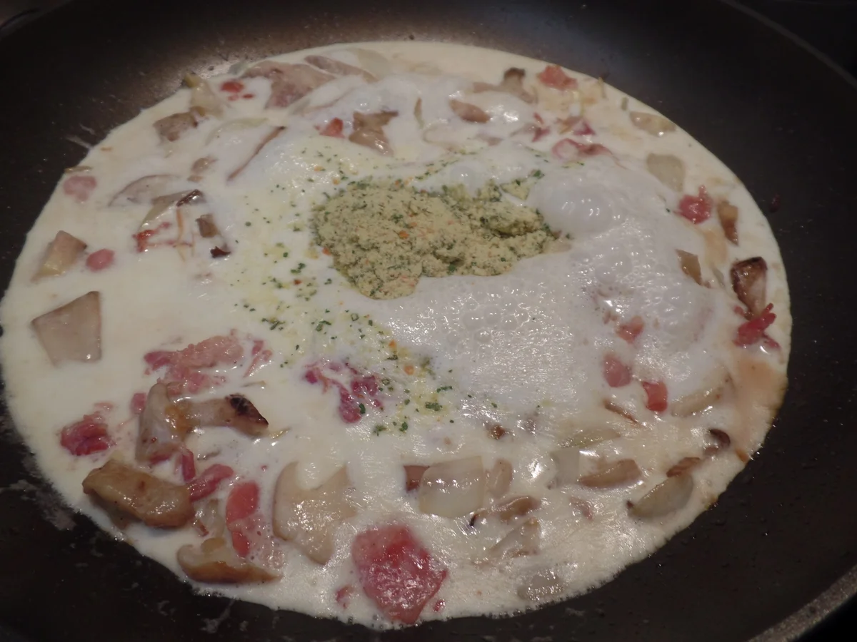 Rezept: Pilz-Nudeln Bild Nr. 14695 Pilz-Nudeln - Rezept - Bild Nr. 14695