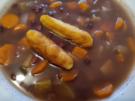 Jamaikanische Rote-Bohnen-Suppe mit gebratenen Dumplings - Rezept - Bild Nr. 14788