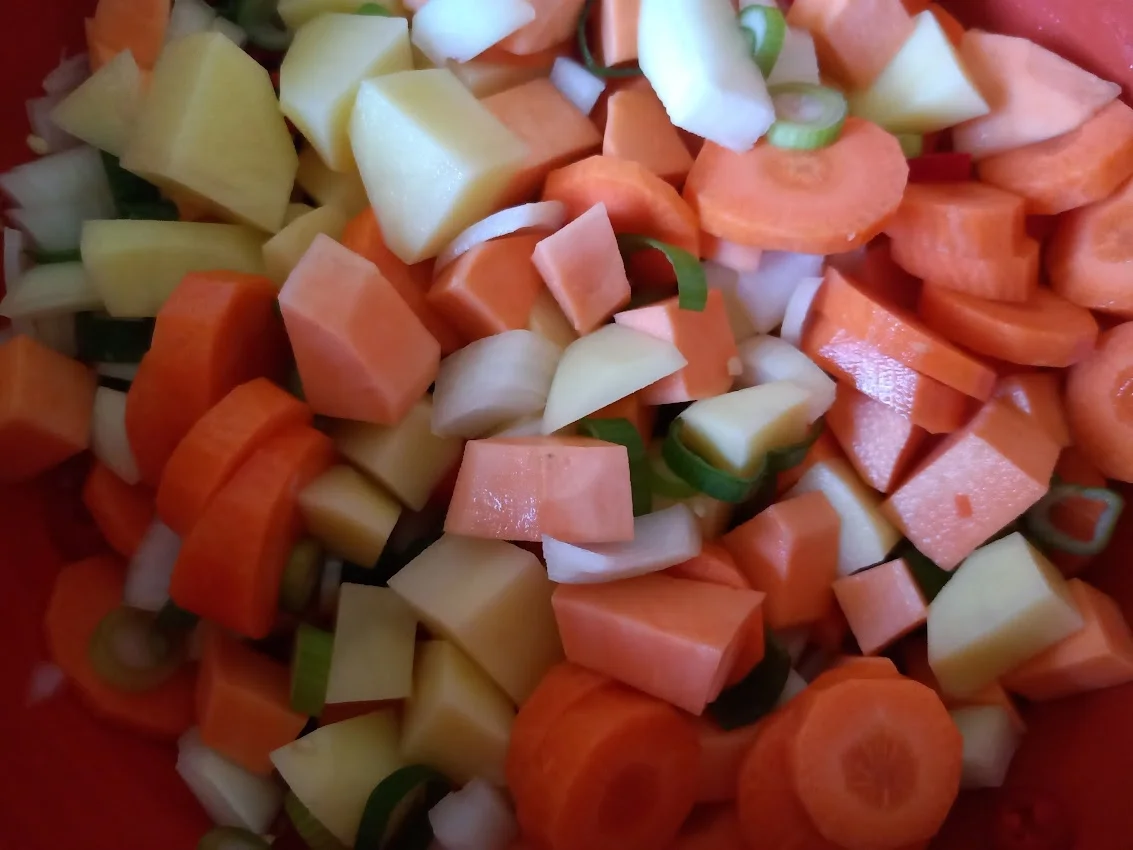 Jamaikanische Rote-Bohnen-Suppe mit gebratenen Dumplings - Rezept - Bild Nr. 14790