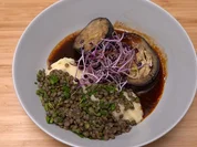 Aubergine/ Sellerie/ Linsen/ Demi Glace - Rezept - Bild Nr. 2