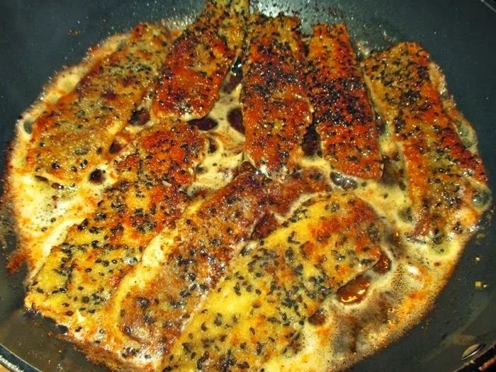 Knusper-Matjes mit sahnigen Porree-Kartoffeln - Rezept - Bild Nr. 14690