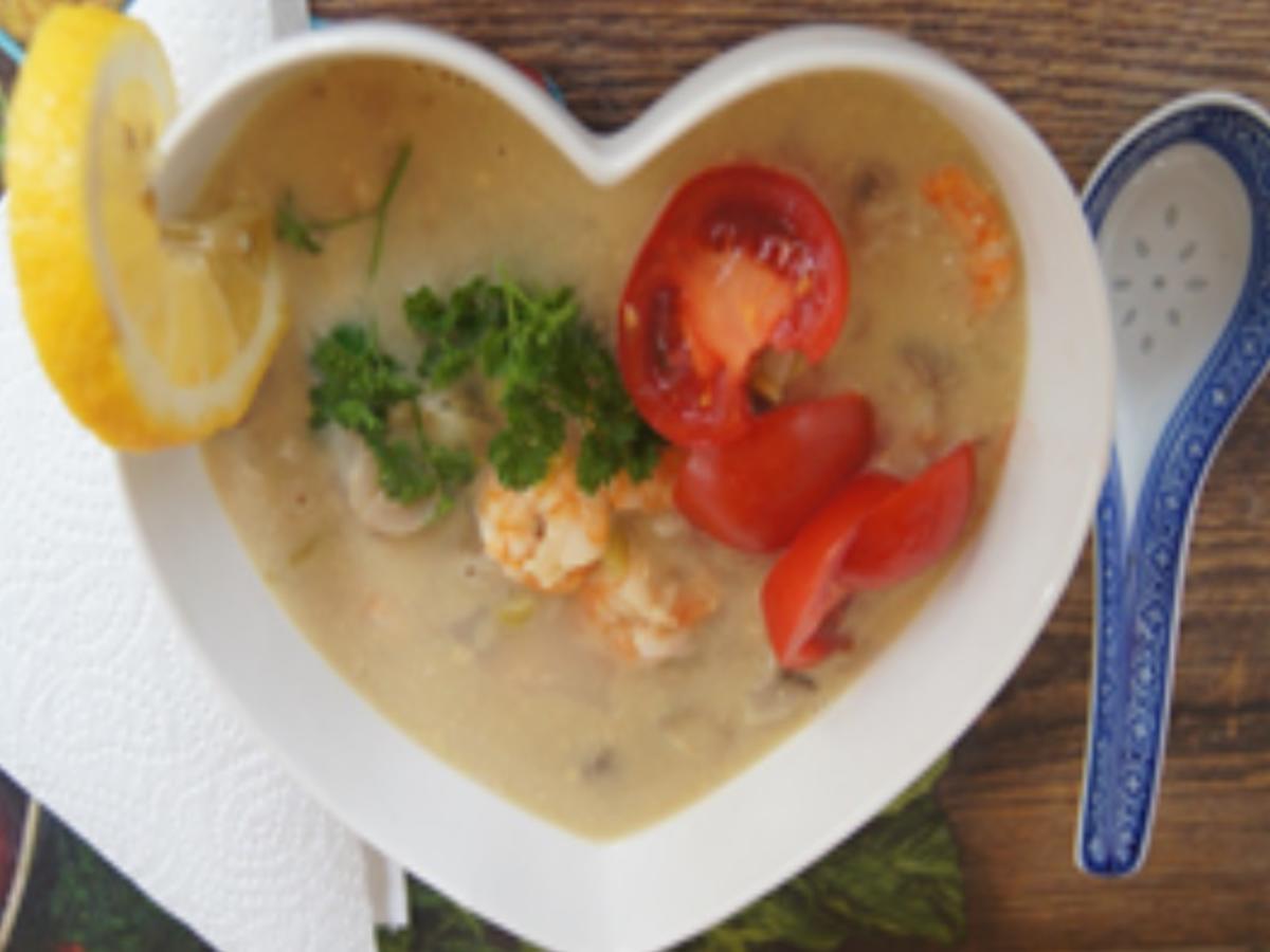 Thailändische Hühnersuppe - Rezept mit Bild - kochbar.de