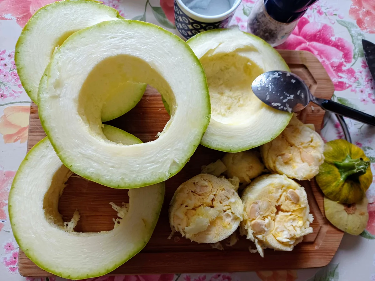 Spaghettikürbis - Kürbisspaghetti - Rezept - Bild Nr. 14703