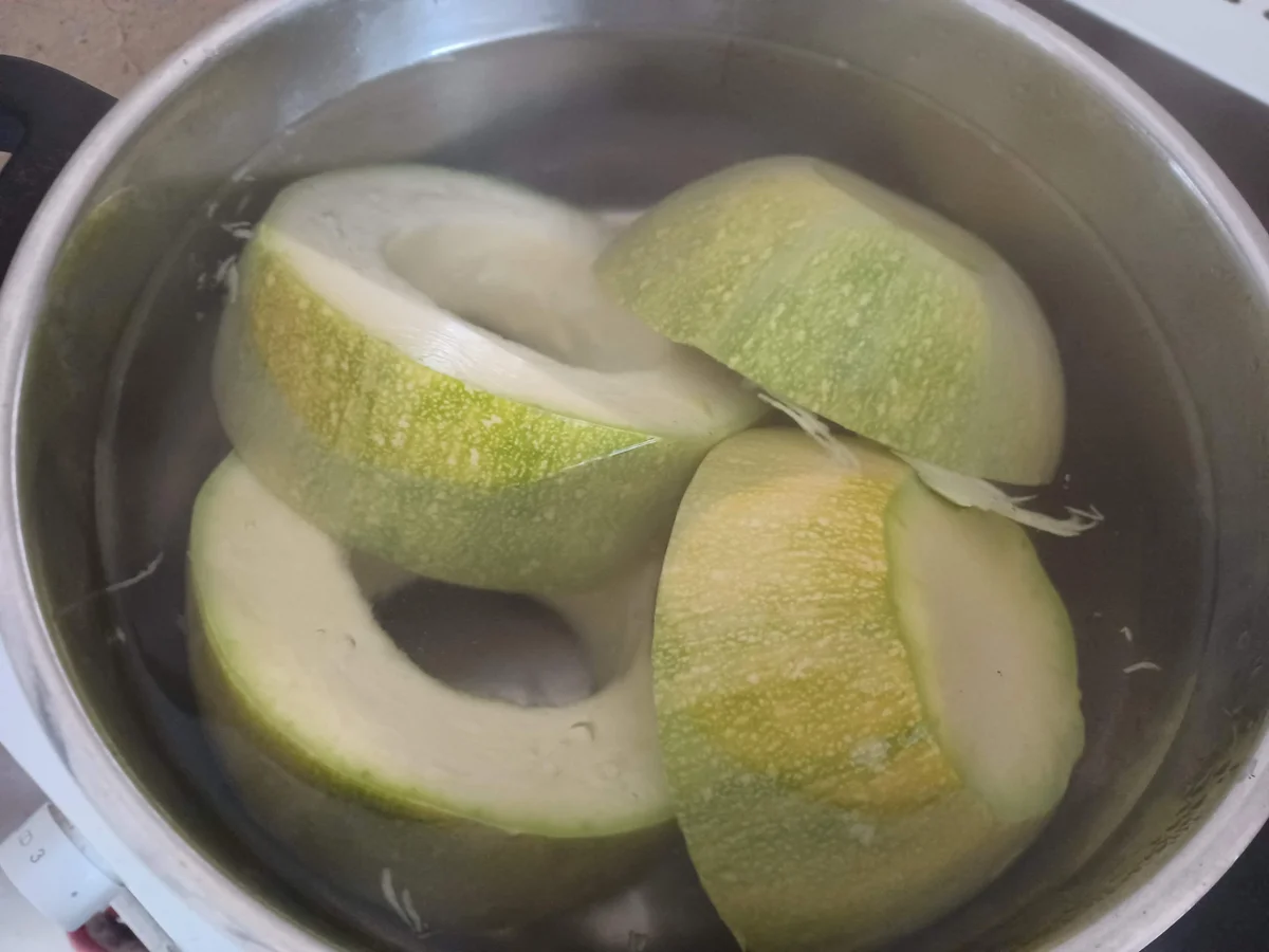 Spaghettikürbis - Kürbisspaghetti - Rezept - Bild Nr. 14704