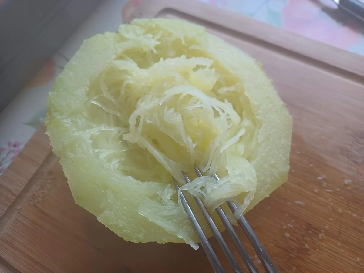 Spaghettikürbis - Kürbisspaghetti - Rezept - Bild Nr. 14705