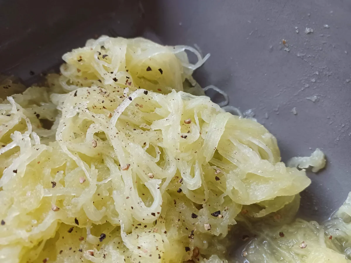 Spaghettikürbis - Kürbisspaghetti - Rezept - Bild Nr. 14707