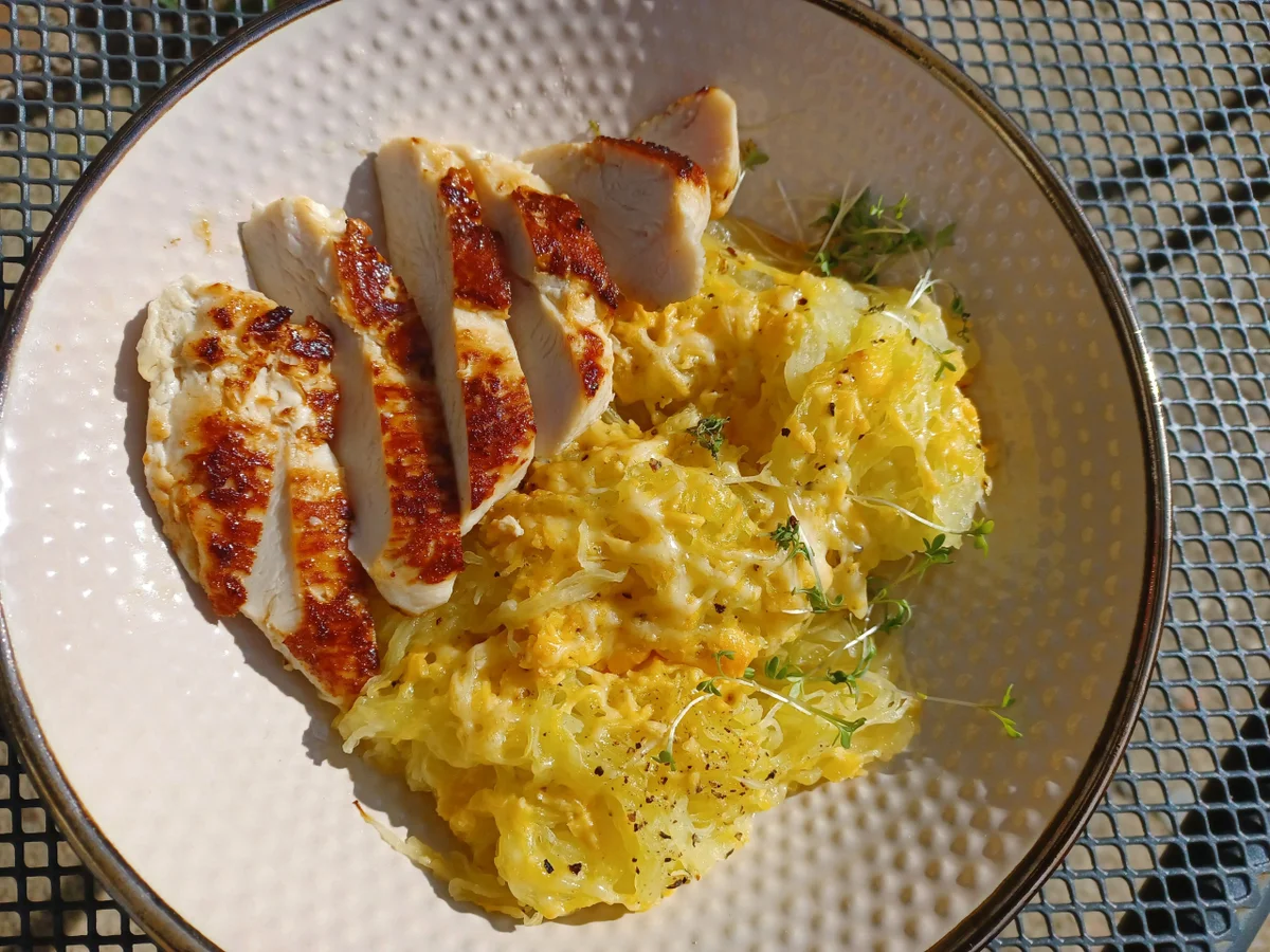 Spaghettikürbis - Kürbisspaghetti - Rezept - Bild Nr. 14712