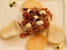 Thunfisch Tatar mit Wasabimayonnaise und Krabbenchips - Rezept - Bild Nr. 14699