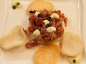 Thunfisch Tatar mit Wasabimayonnaise und Krabbenchips - Rezept - Bild Nr. 14699