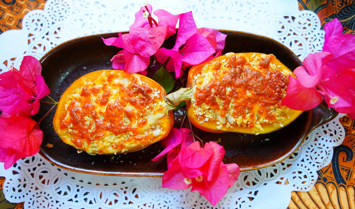 Gebackene Papaya – Baked pawpaw - Rezept - Bild Nr. 2