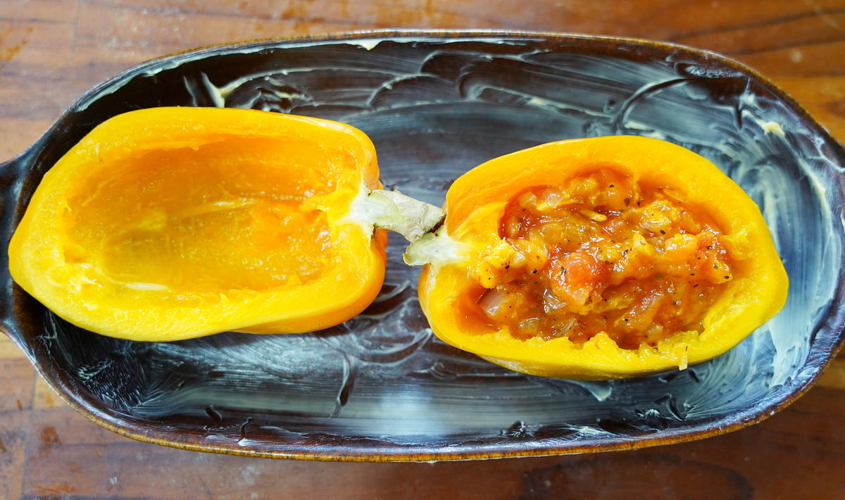 Gebackene Papaya – Baked pawpaw - Rezept - Bild Nr. 14701