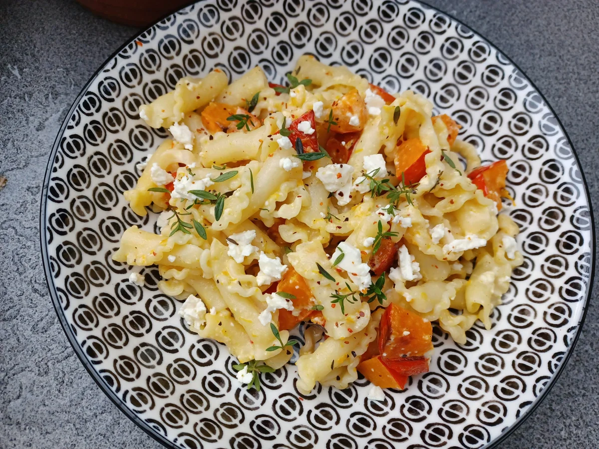 Nudelpfanne mit Hokkaido Kürbis - Rezept - Bild Nr. 3