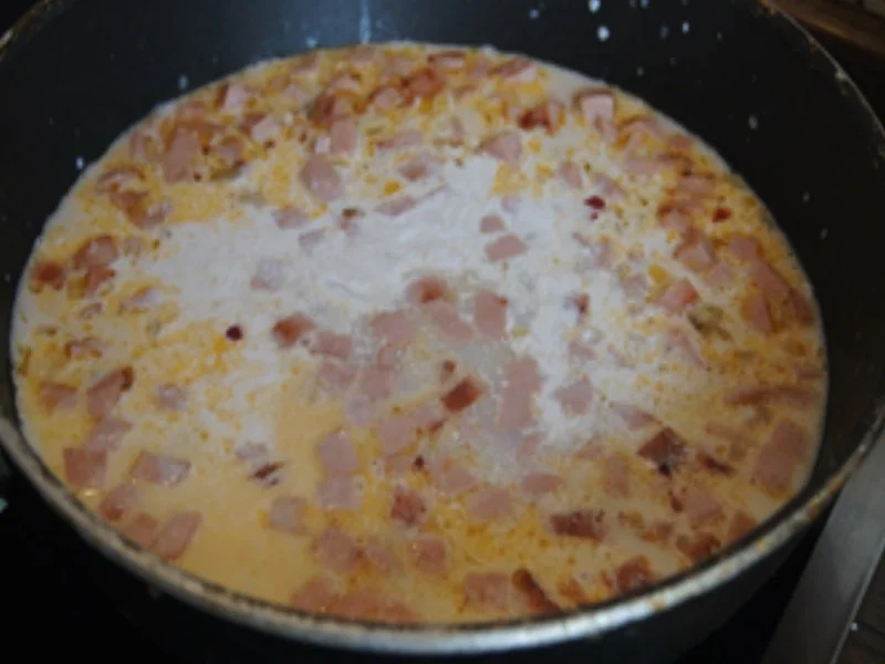 Gelbe Curry-Gemüse-Pfanne mit Fleischwust - Rezept - Bild Nr. 12