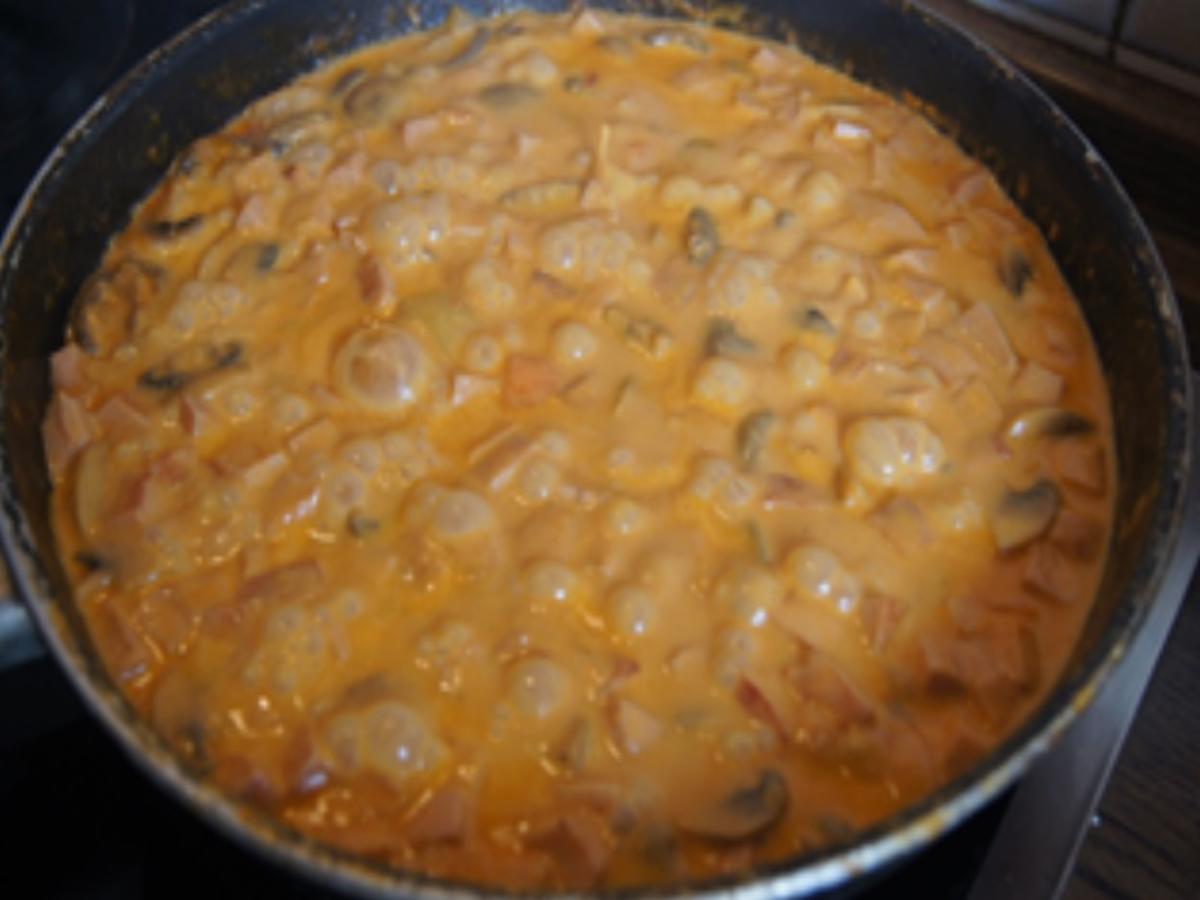 Gelbe Curry-Gemüse-Pfanne mit Fleischwust - Rezept - Bild Nr. 20