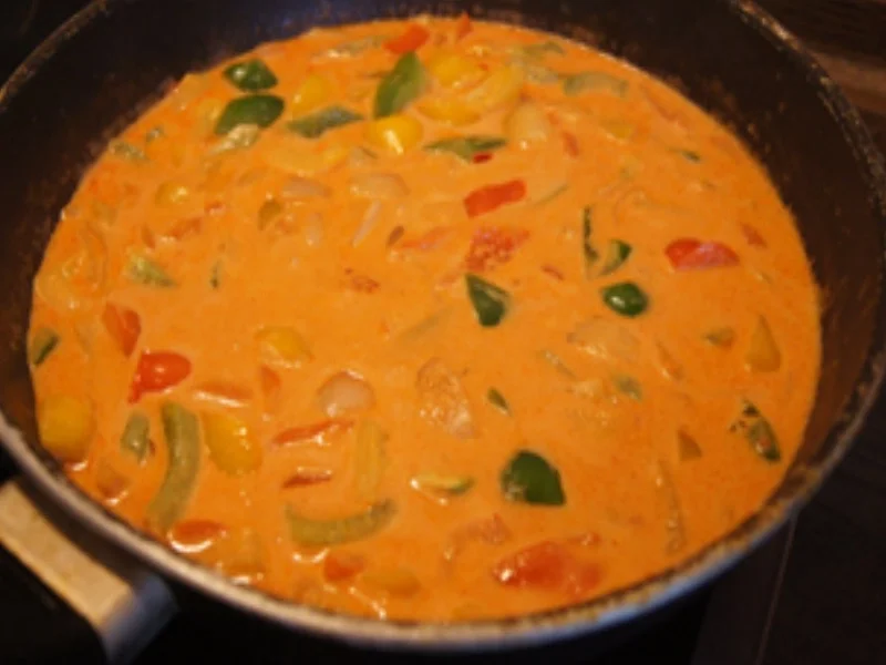Riesen-Garnelen auf roten Curry-Paprika-Pfannengemüse - Rezept - Bild Nr. 10