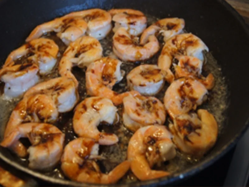 Riesen-Garnelen auf roten Curry-Paprika-Pfannengemüse - Rezept - Bild Nr. 18