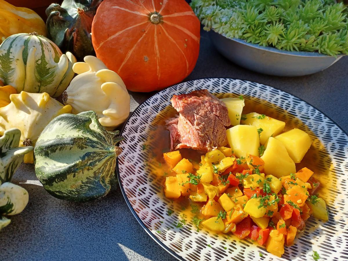 Buntes Kürbis - Zucchini - Gemüse zur kb Challenge Oktober 2021 - Rezept - Bild Nr. 2