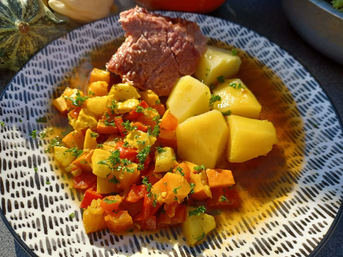 Buntes Kürbis - Zucchini - Gemüse zur kb Challenge Oktober 2021 - Rezept - Bild Nr. 14729