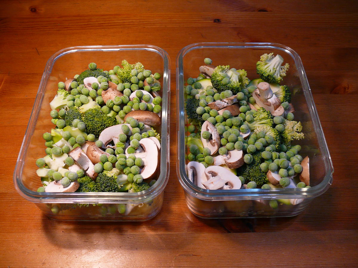 Buntes Gemüse-Gratin mit zweierlei Saucen - Rezept - Bild Nr. 14732