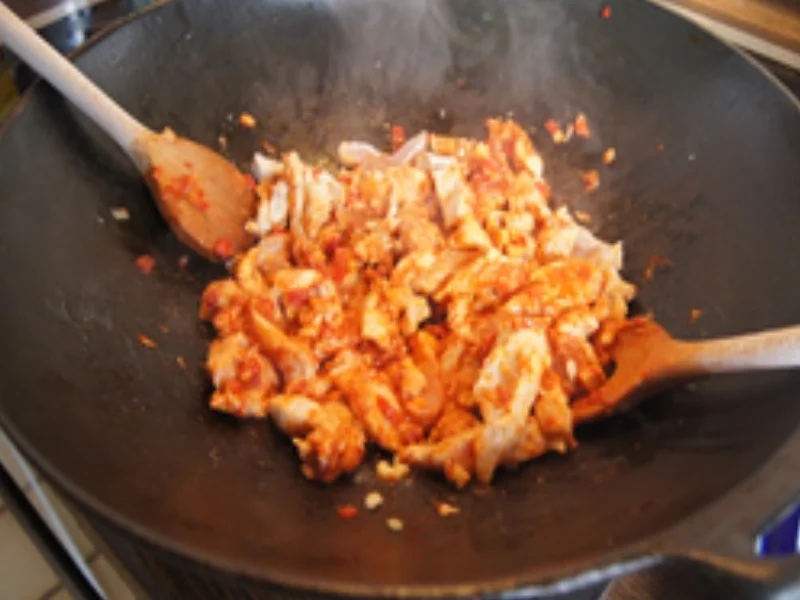 Curry-Putenbrust-Paprika-Wok mit Basmatireis - Rezept - Bild Nr. 14763