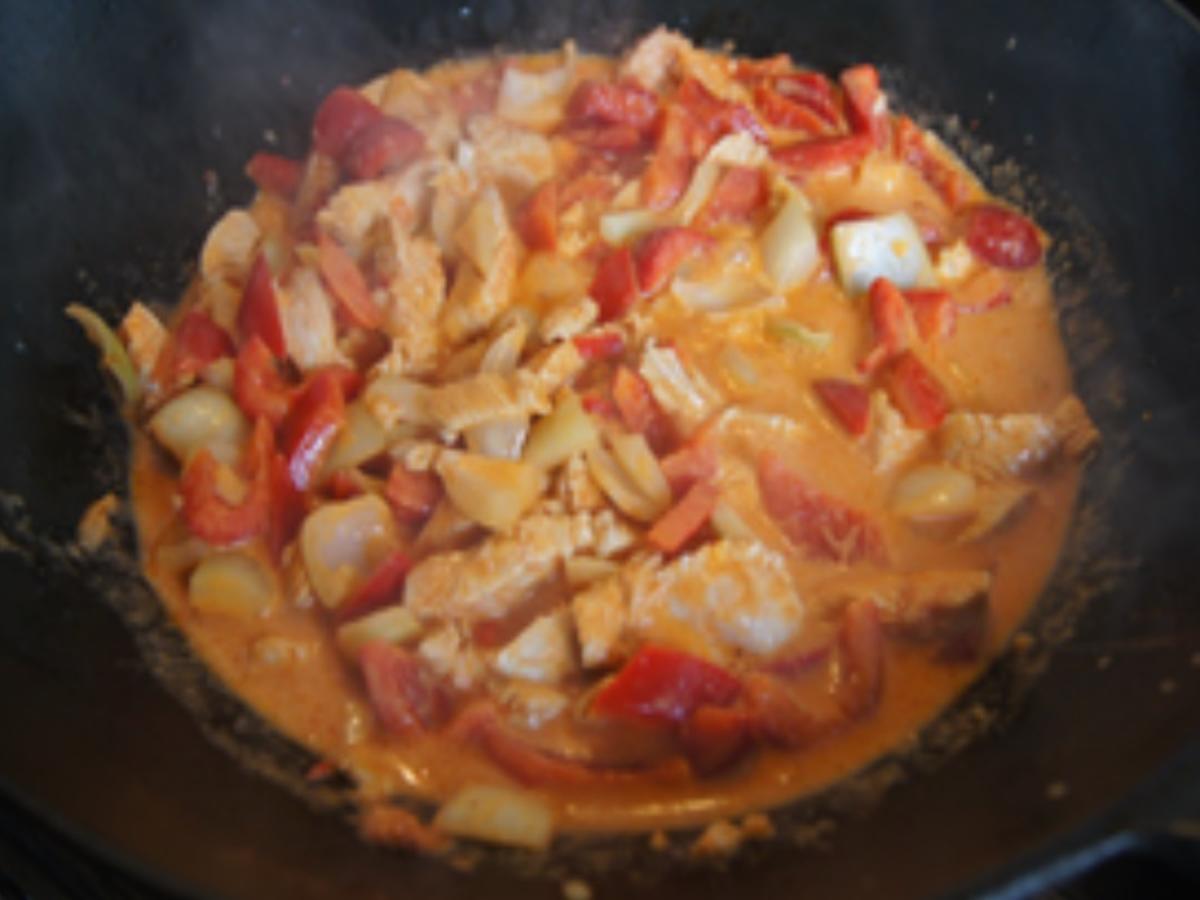 Curry-Putenbrust-Paprika-Wok mit Basmatireis - Rezept - Bild Nr. 14767