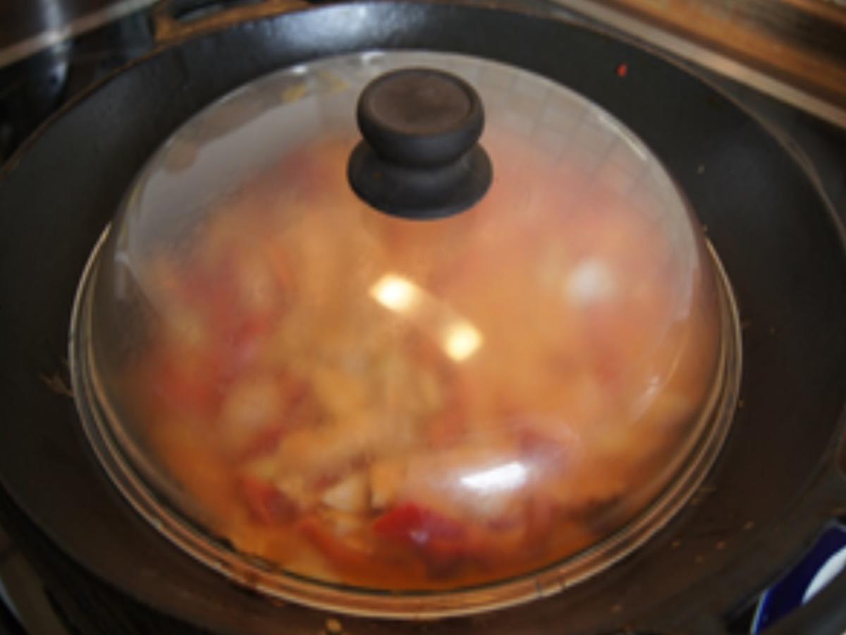 Curry-Putenbrust-Paprika-Wok mit Basmatireis - Rezept - Bild Nr. 14768