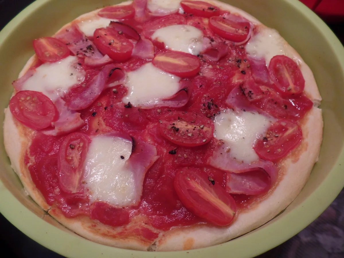 Rezept: Pizza Schinken Bild Nr. 14766 Pizza Schinken - Rezept - Bild Nr. 14766