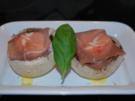 Riesenchampignons mit Ziegenfrischkäse - Rezept