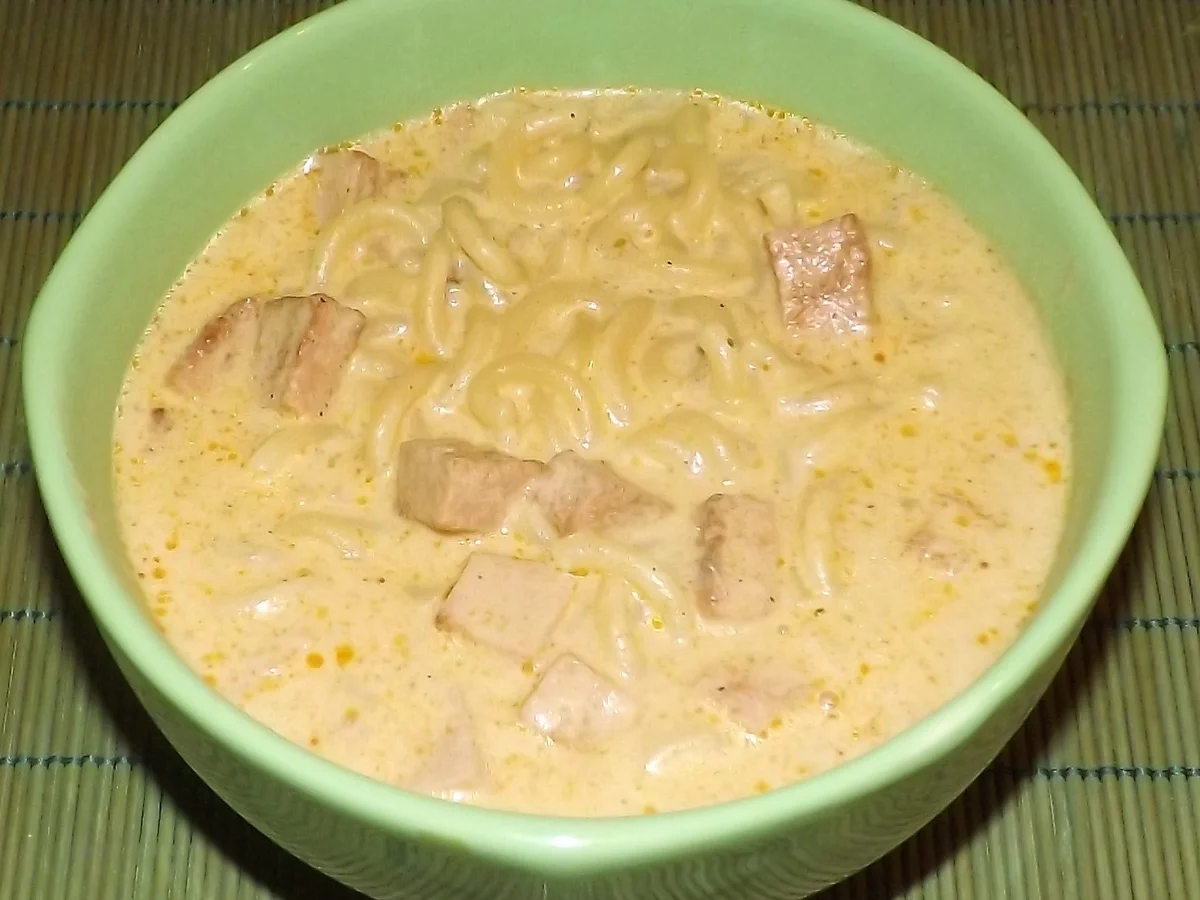 Fleischwurst-Schafskäse-Nudeln - Rezept - Bild Nr. 2