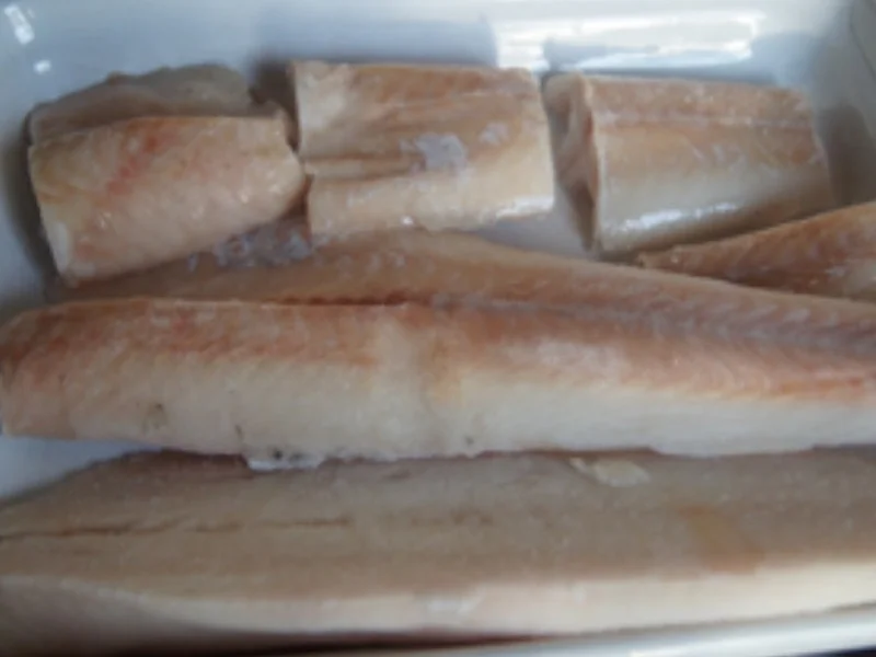 Rezept: Kross gebackenes Seelachsfilet mit Pommes Frites Bild Nr. 4 Kross gebackenes Seelachsfilet mit Pommes Frites - Rezept - Bild Nr. 4