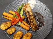 Dry Aged Schweinekotelett mit zweierlei Beilagen - Rezept - Bild Nr. 2