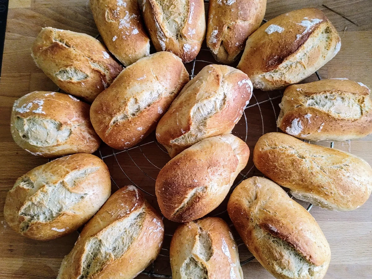 Brötchen: Dinkelkrusti over night - Rezept - Bild Nr. 14792